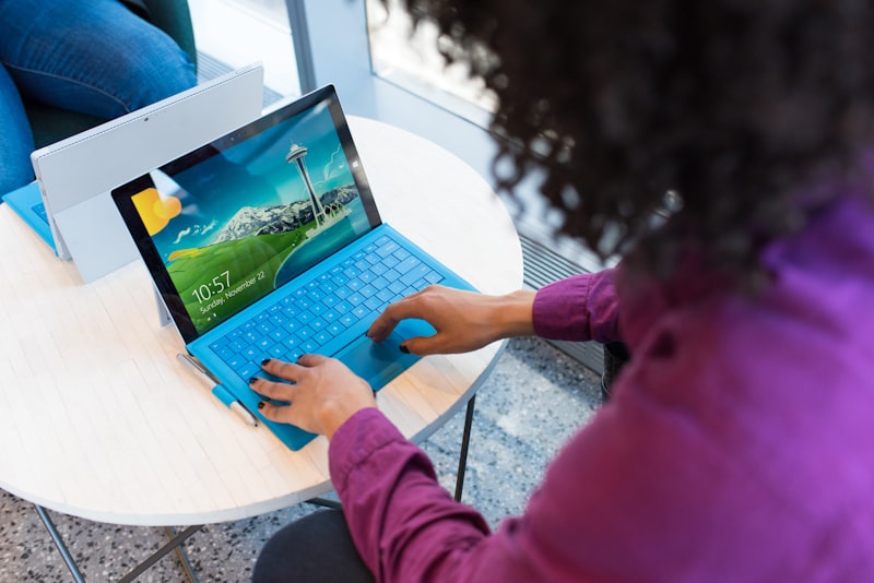 Someone working in English at a laptop, where a CEFR level says little about real performance